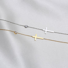 Load image into Gallery viewer, Delicate Cross Necklace | Bíblia Crush™
